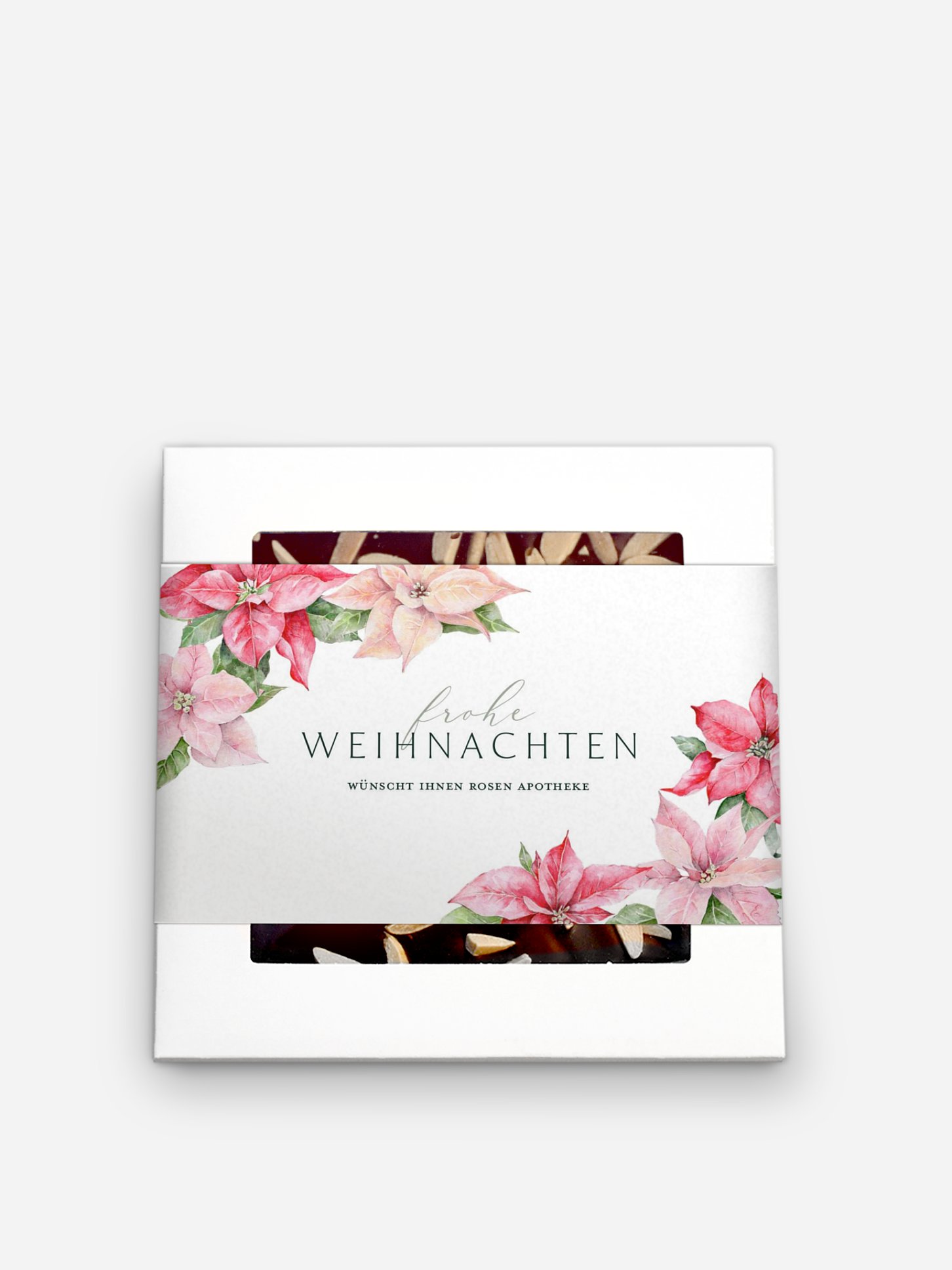 Schokobox geschäftlich Weihnachtsblumen