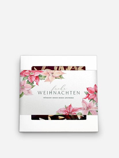Schokobox geschäftlich Weihnachtsblumen