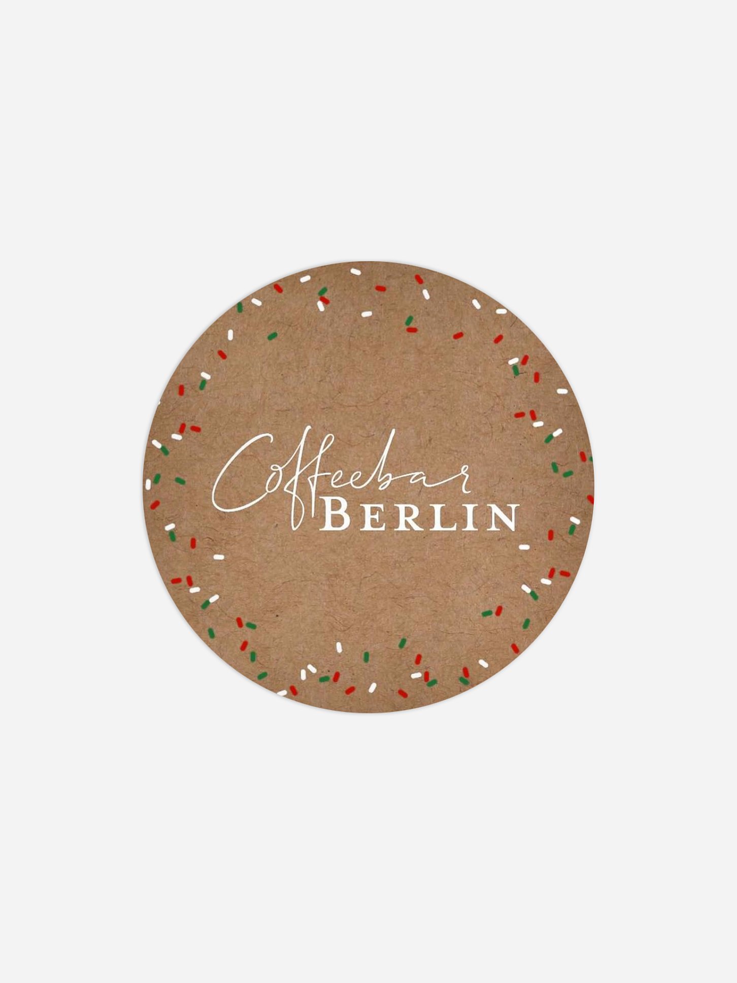 Geschenkaufkleber Geschäftlich Sweet Christmas