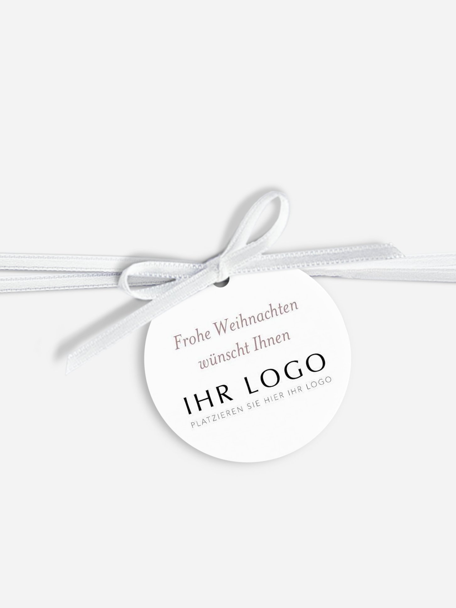 Geschenkanhänger Geschäftlich Soft Christmas