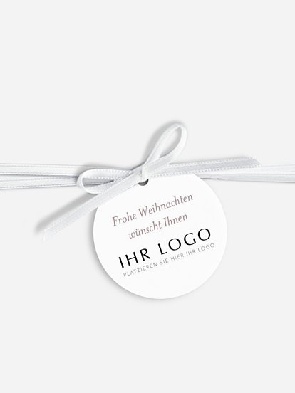 Geschenkanhänger Geschäftlich Soft Christmas