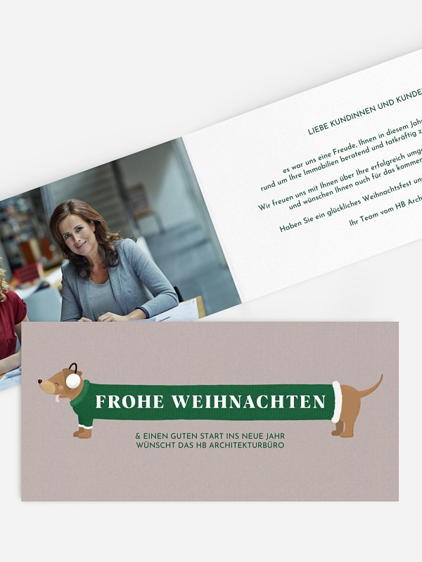Weihnachtsdackel