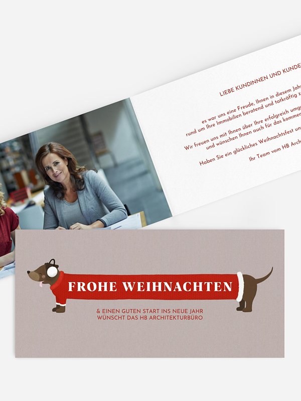 Weihnachtsdackel