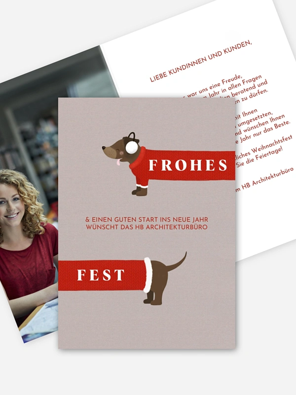 Weihnachtsdackel