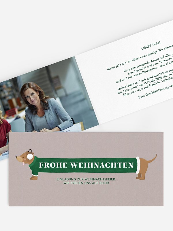 Weihnachtsdackel