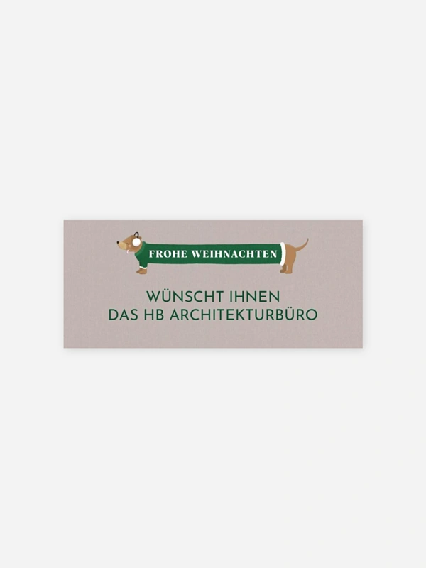 Weihnachtsdackel