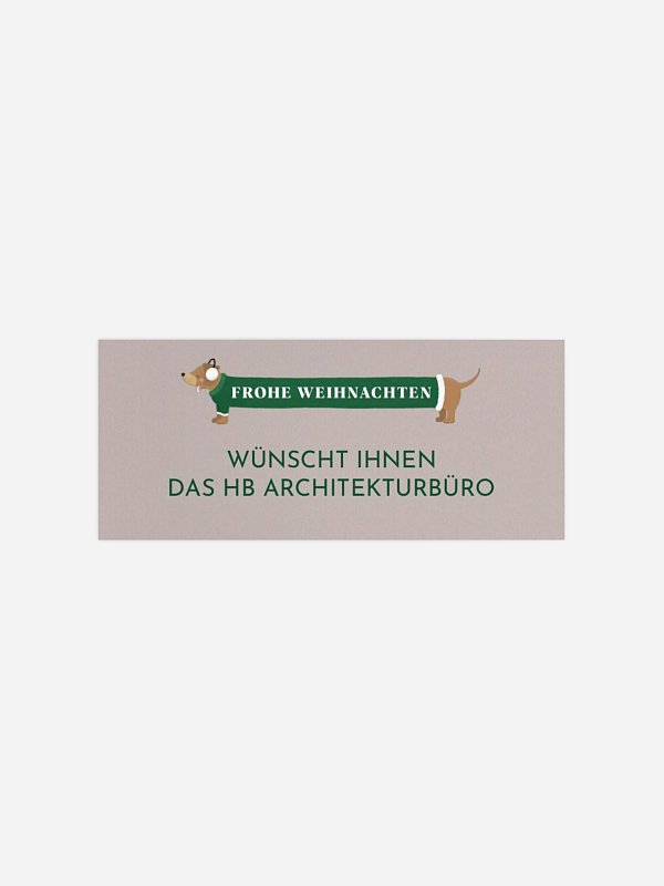 Weihnachtsdackel
