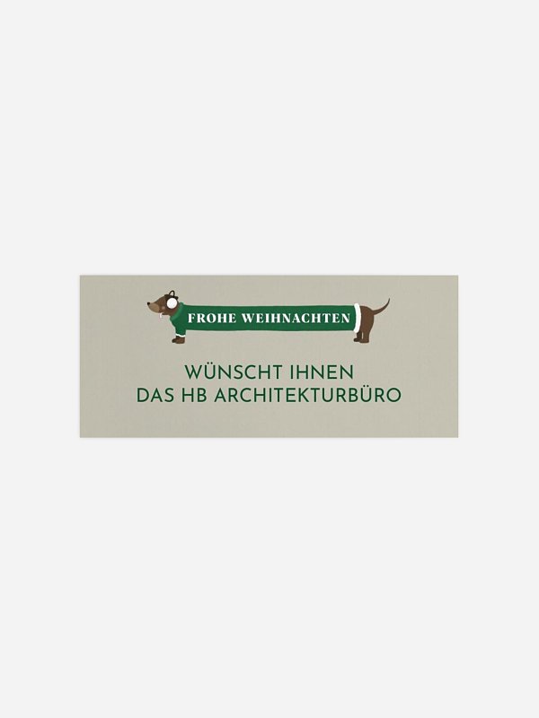 Weihnachtsdackel