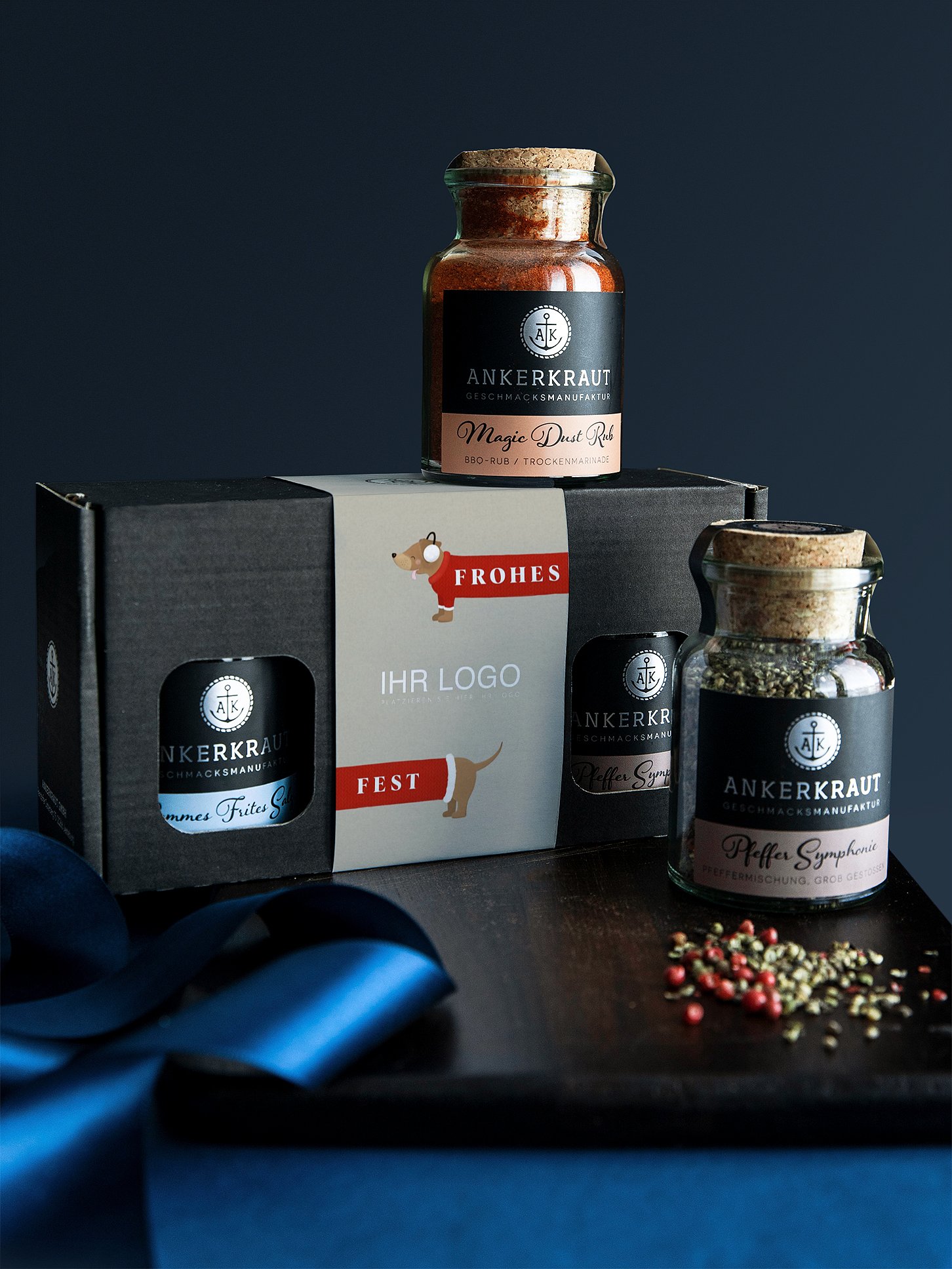 Gewürzbox Weihnachtsdackel