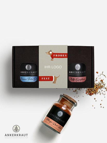 Gewürzbox Weihnachtsdackel