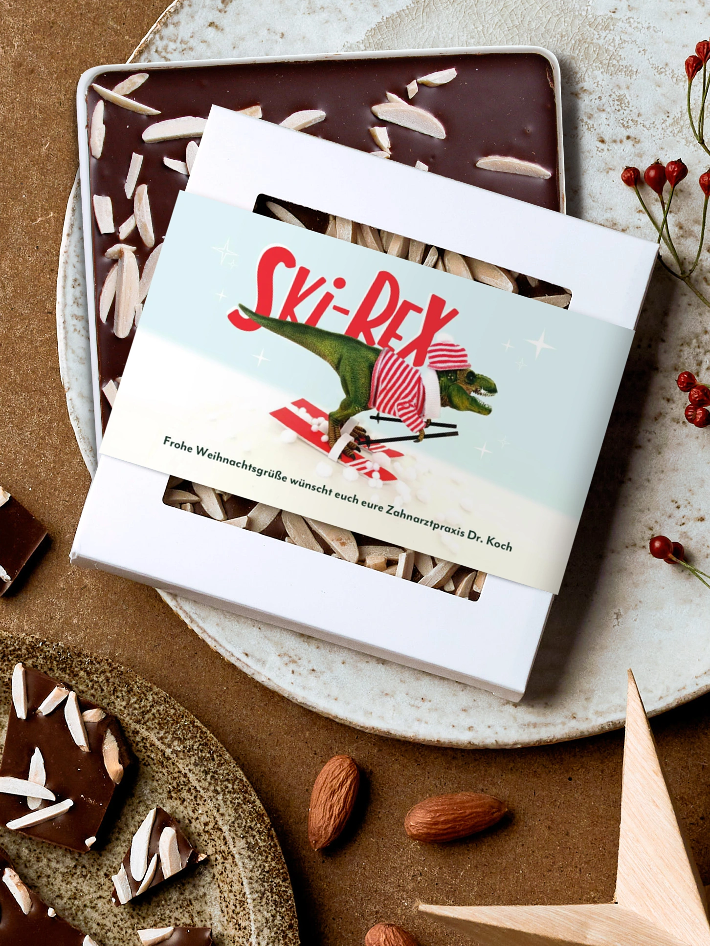 Schokobox geschäftlich Ski Rex