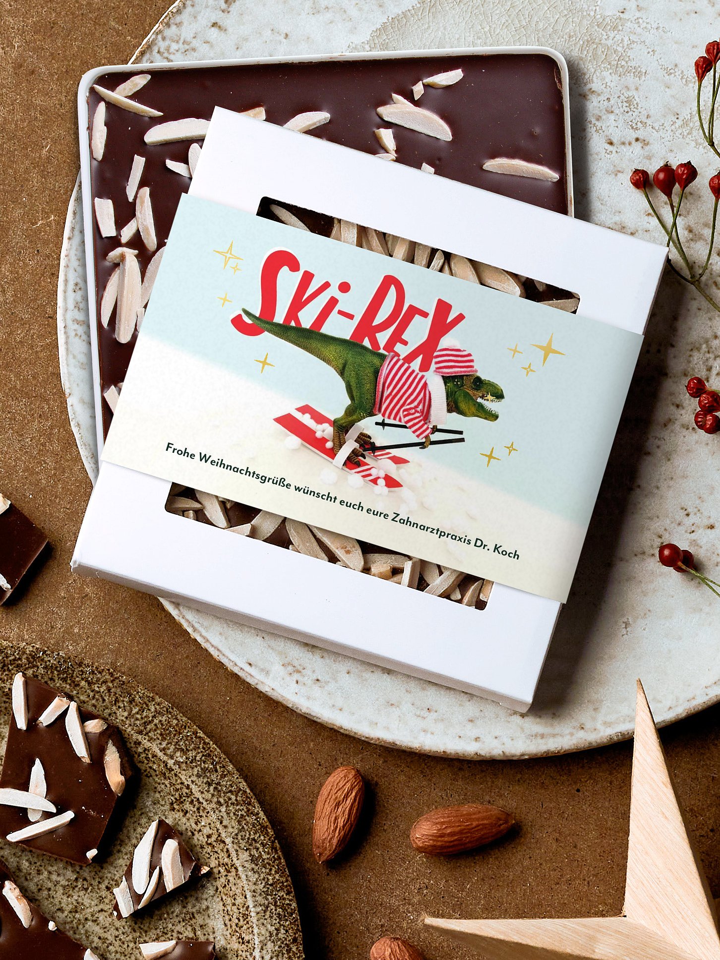 Schokobox geschäftlich Ski Rex