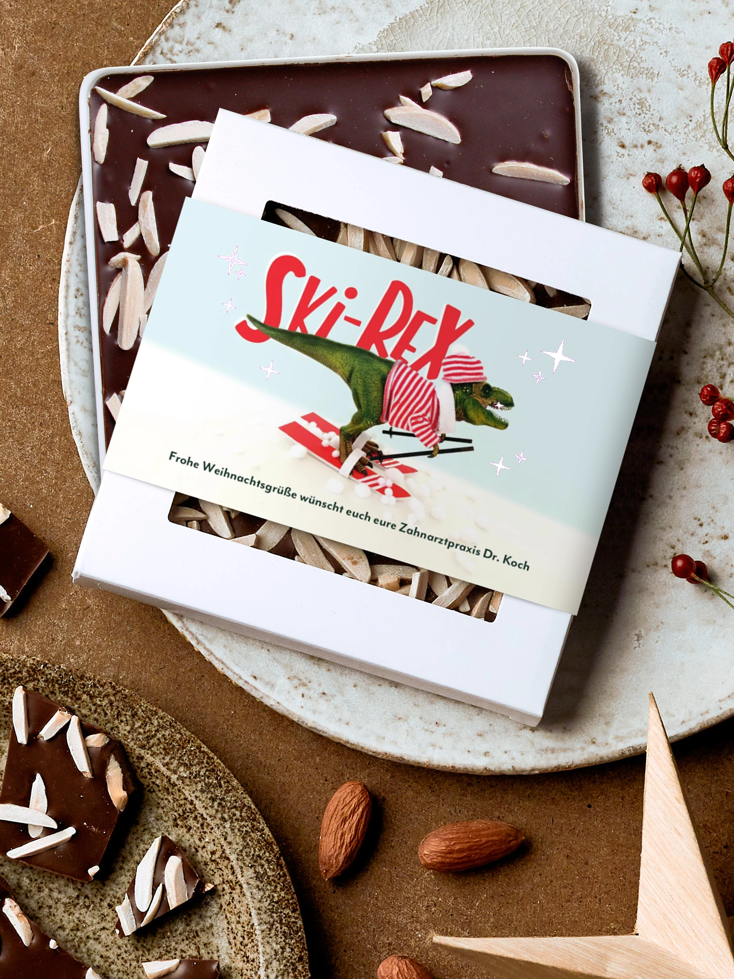 Schokobox geschäftlich Ski Rex