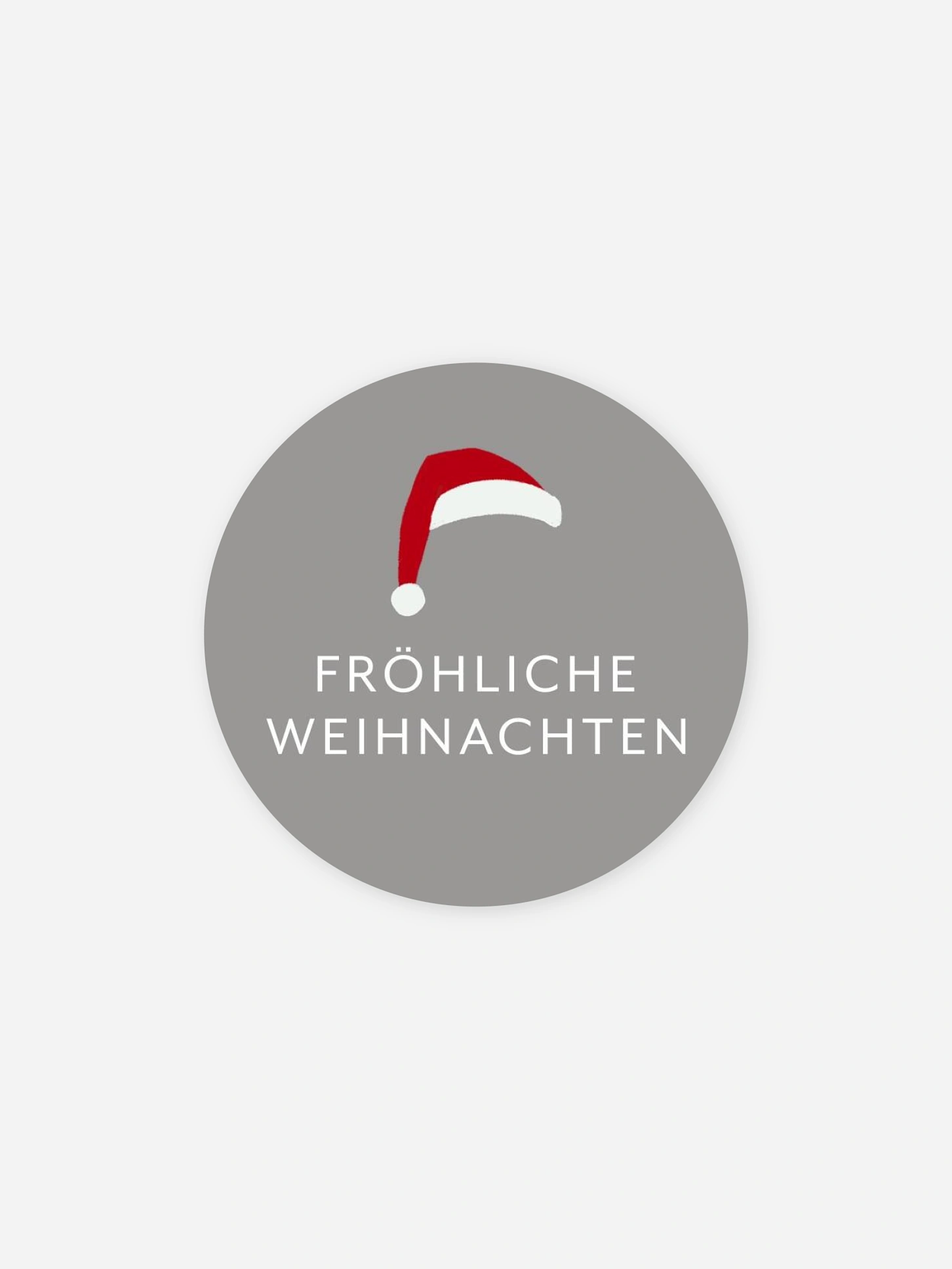 Geschenkaufkleber Geschäftlich Schneemannbau