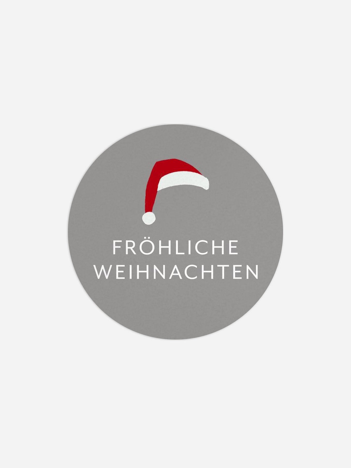 Geschenkaufkleber Geschäftlich Schneemannbau