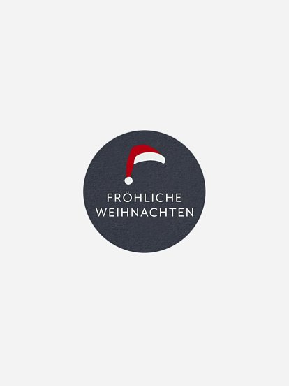Geschenkaufkleber Geschäftlich Schneemannbau