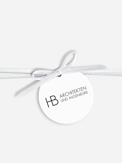 Geschenkanhänger Geschäftlich Golden Lines
