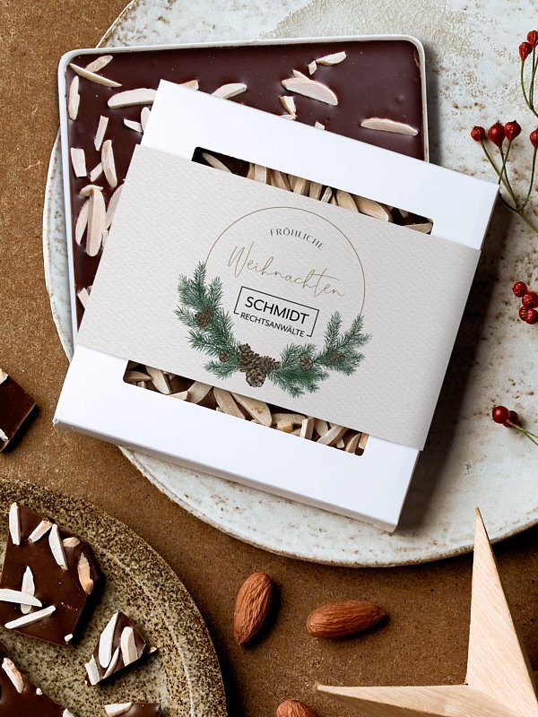 Schokobox geschäftlich Goldener Advent