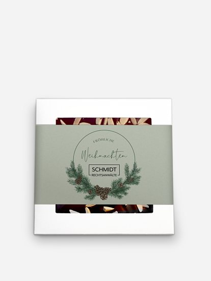 Schokobox geschäftlich Goldener Advent