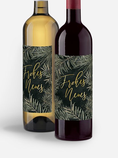 Flaschenetikett geschäftlich Sylvester Green