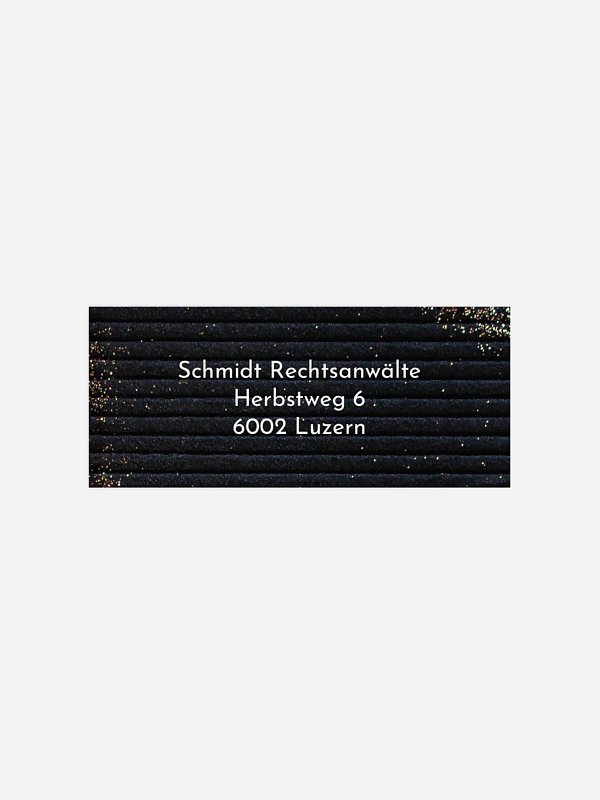 Absenderaufkleber geschäftl. Weihnachten Letterboard