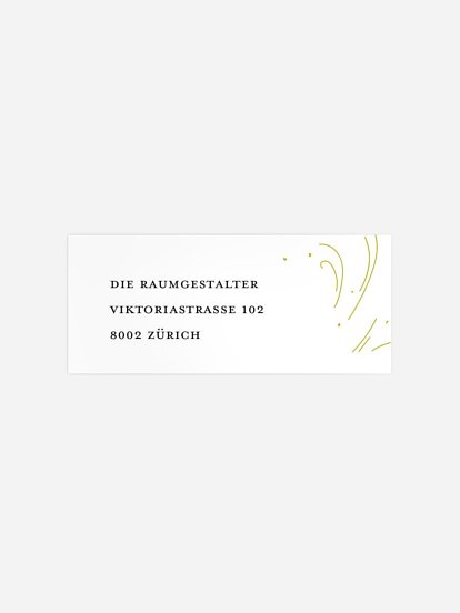 Absenderaufkleber geschäftl. Weihnachten Champagner Feier