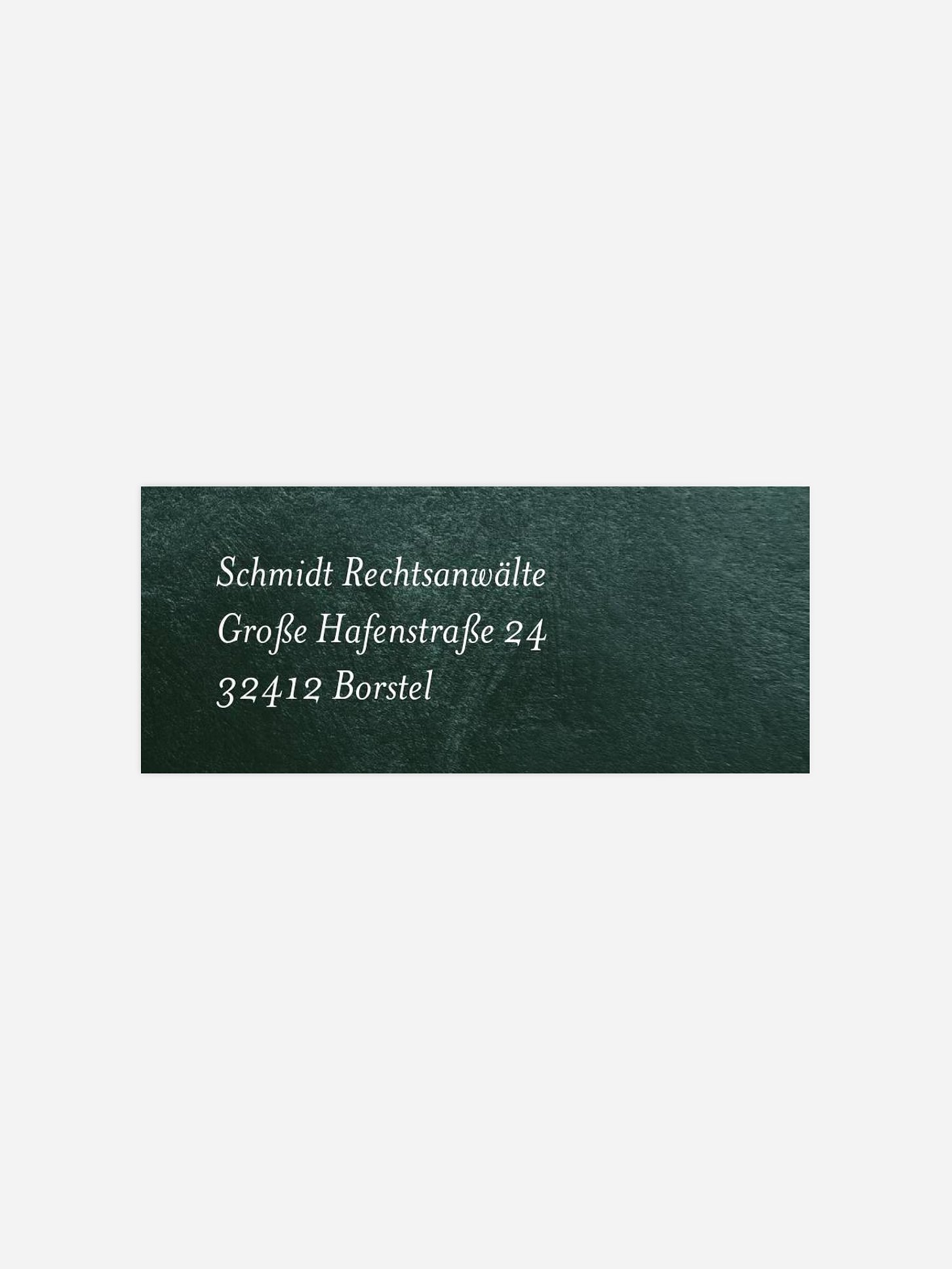 Absenderaufkleber geschäftl. Weihnachten Chic Ornament