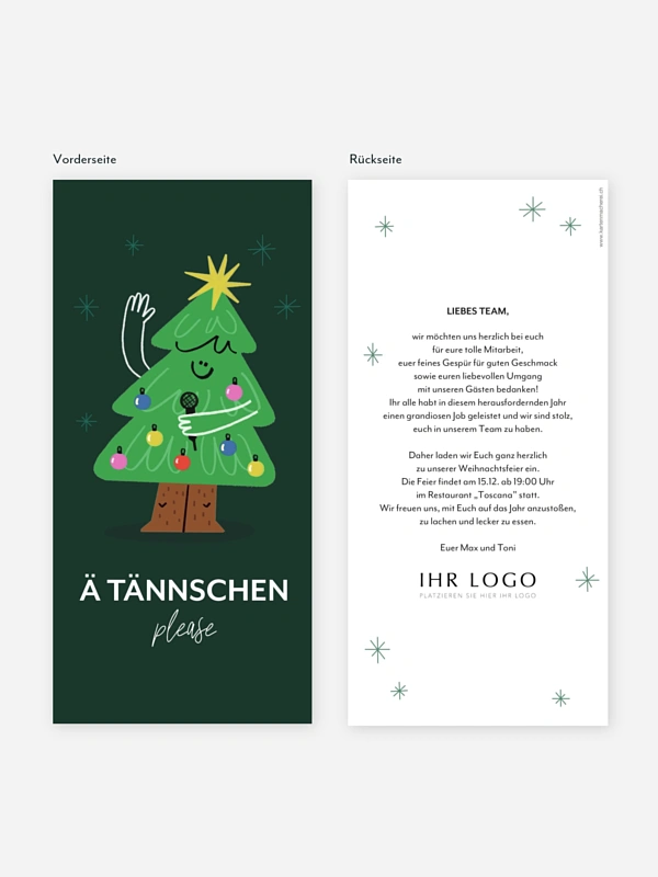 Weihnachtsfeier Ä Tännschen