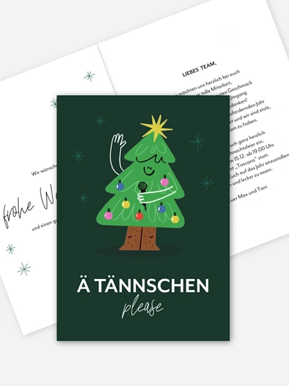 Weihnachtsfeier Ä Tännschen