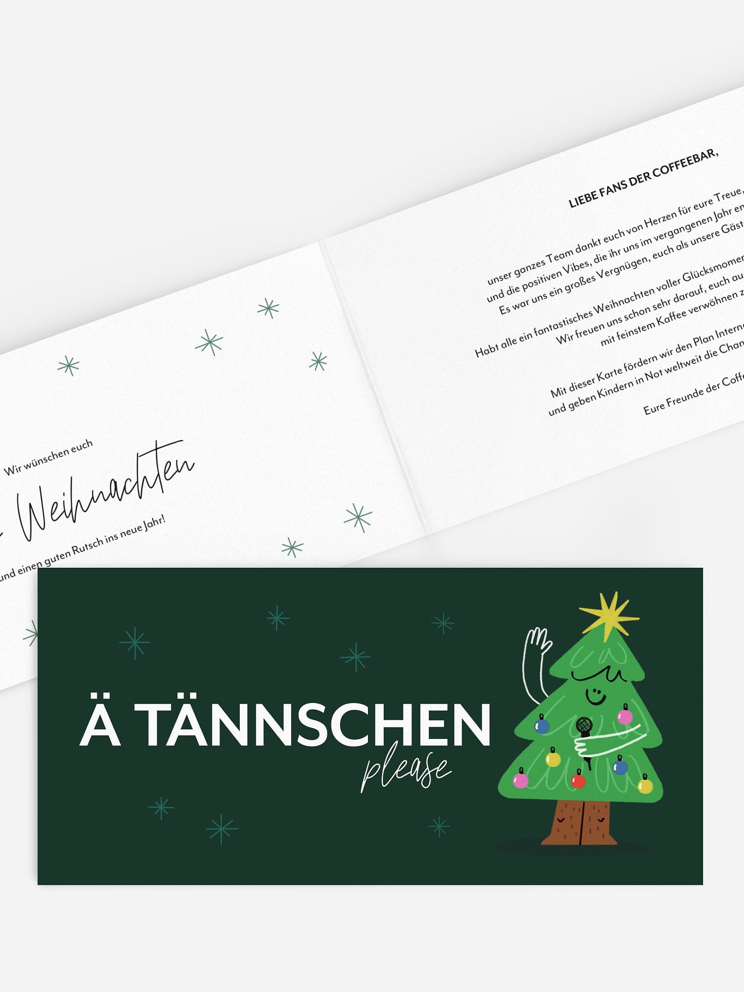 Spendenkarten Geschäftlich Ä Tännschen