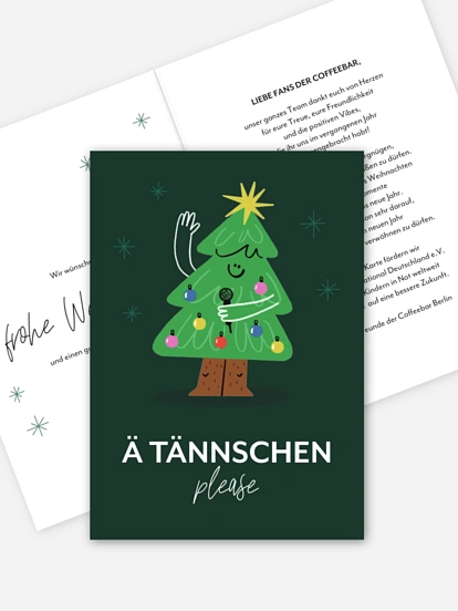 Spendenkarten Geschäftlich Ä Tännschen