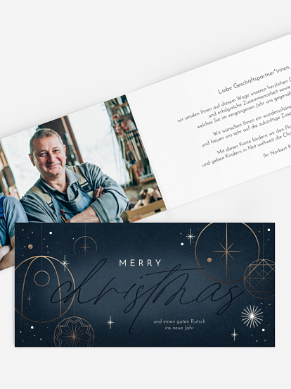 Spendenkarten Geschäftlich Minimal