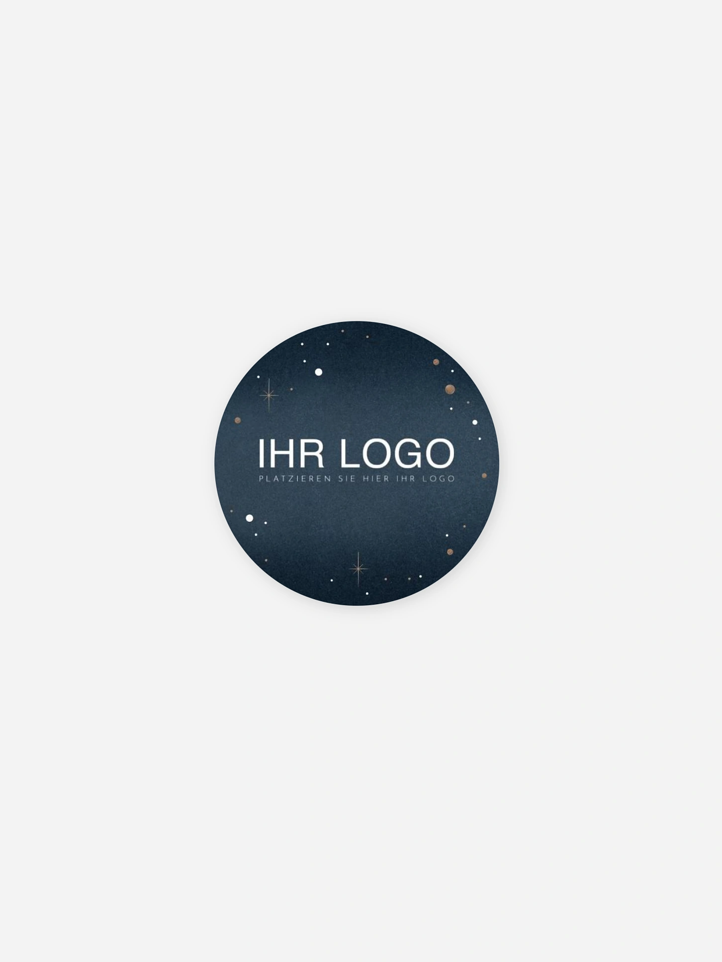 Geschenkaufkleber Geschäftlich Minimal