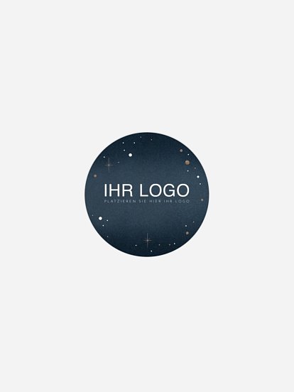 Geschenkaufkleber Geschäftlich Minimal