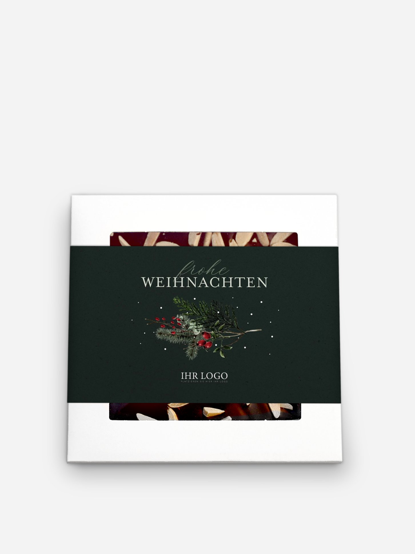 Schokobox geschäftlich Festive Green