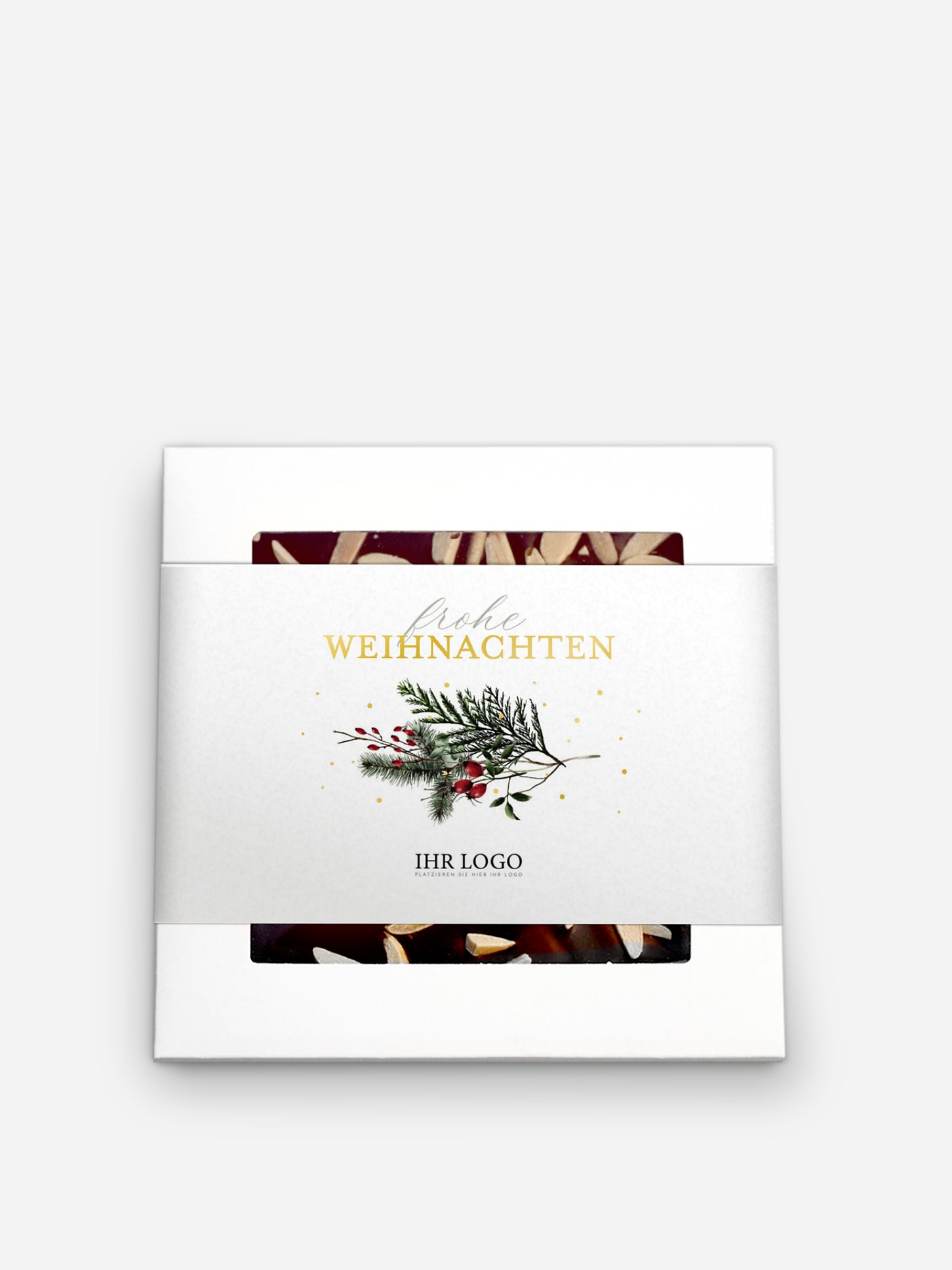 Schokobox geschäftlich Festive Green
