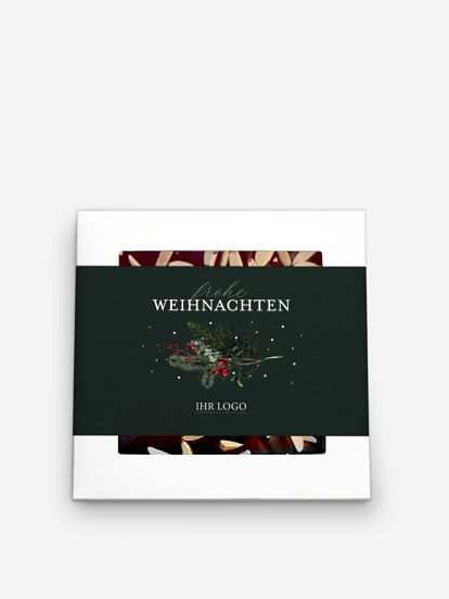 Schokobox geschäftlich Festive Green