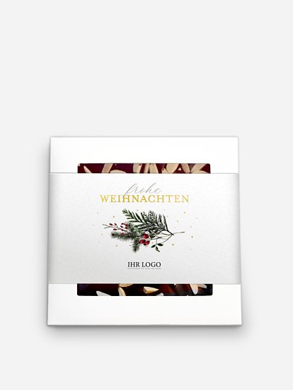 Schokobox geschäftlich Festive Green