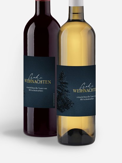 Flaschenetikett geschäftlich Velvet Tree