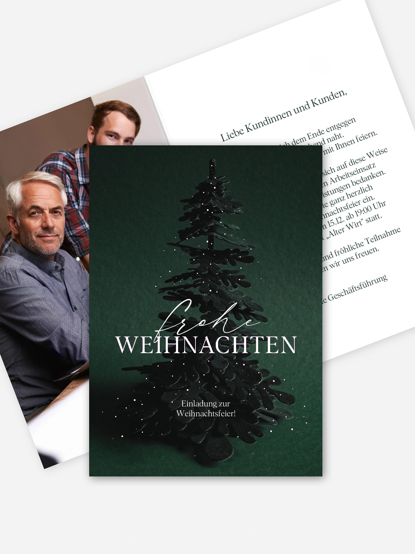Weihnachtsfeier Velvet Tree