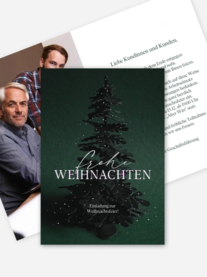 Weihnachtsfeier Velvet Tree