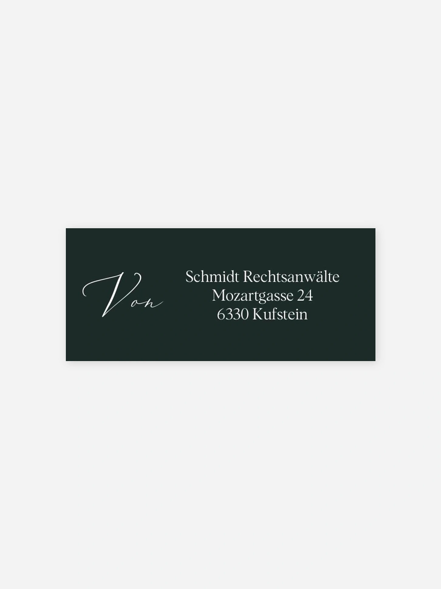 Absenderaufkleber geschäftl. Weihnachten Papier Kranz