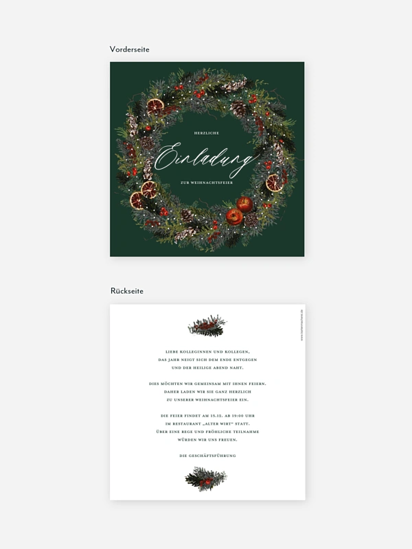 Weihnachtsfeier Festive