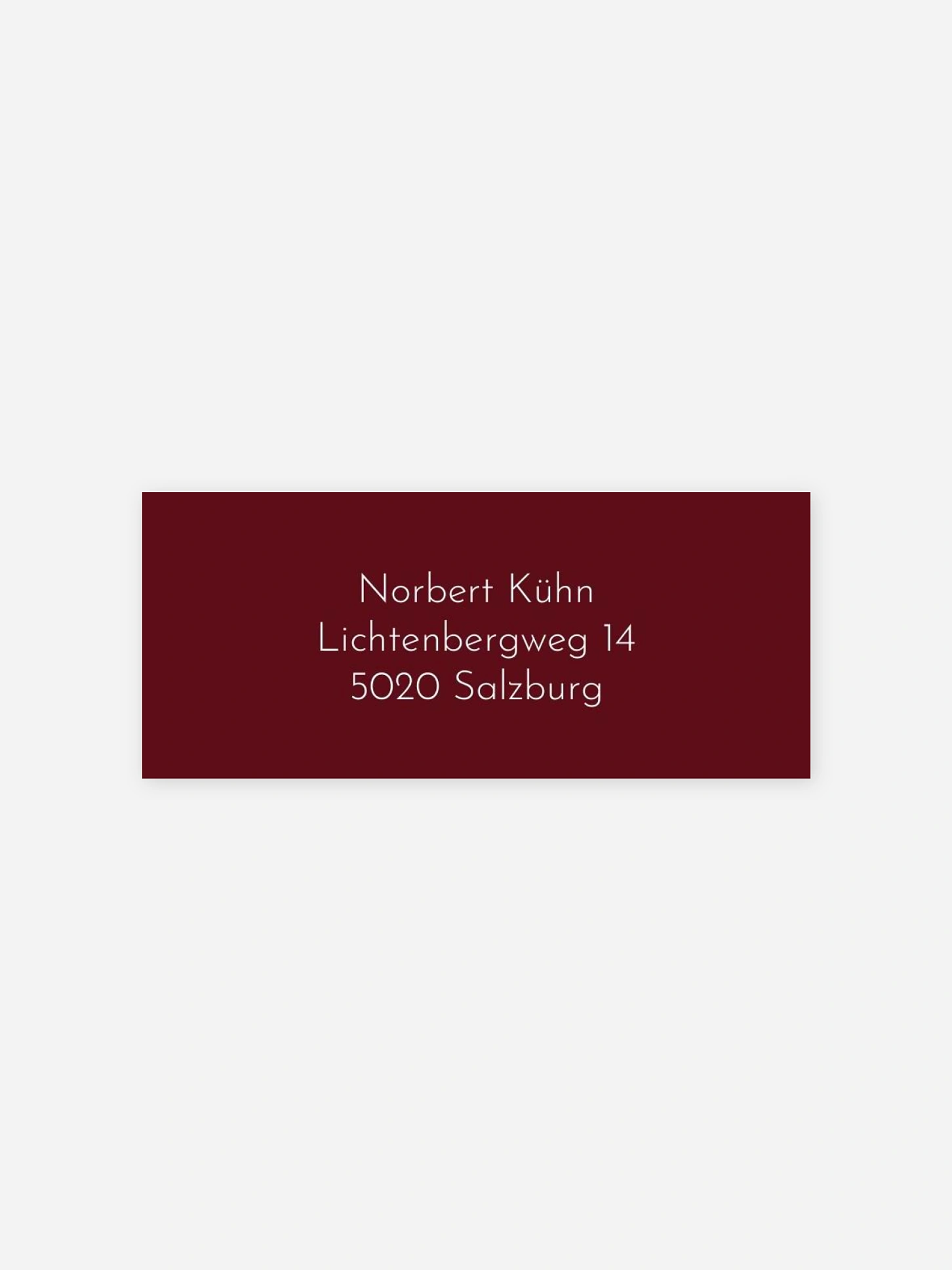 Absenderaufkleber geschäftl. Weihnachten Weihnachtsgeflüster