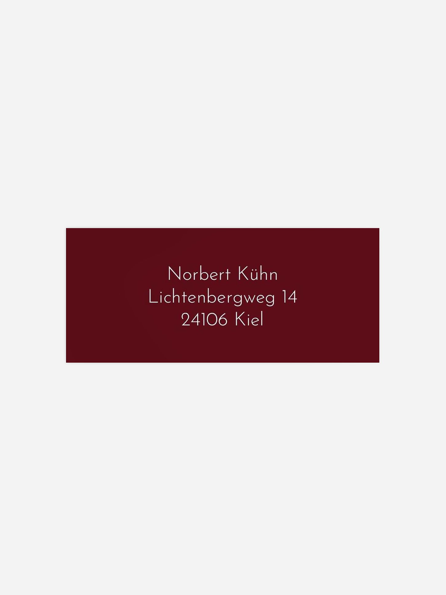 Absenderaufkleber geschäftl. Weihnachten Weihnachtsgeflüster