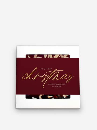 Schokobox geschäftlich Weihnachtsgeflüster