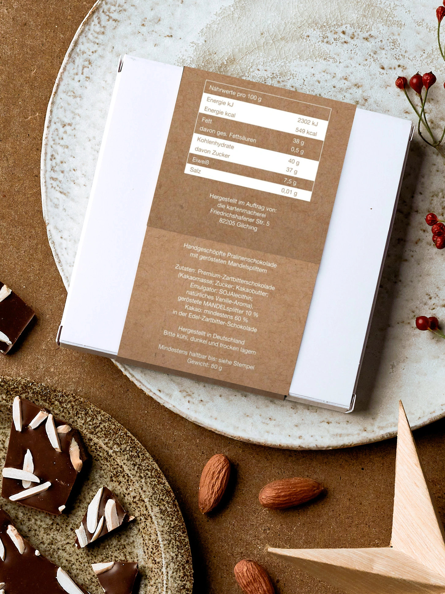 Schokobox geschäftlich Cheerful Christmas