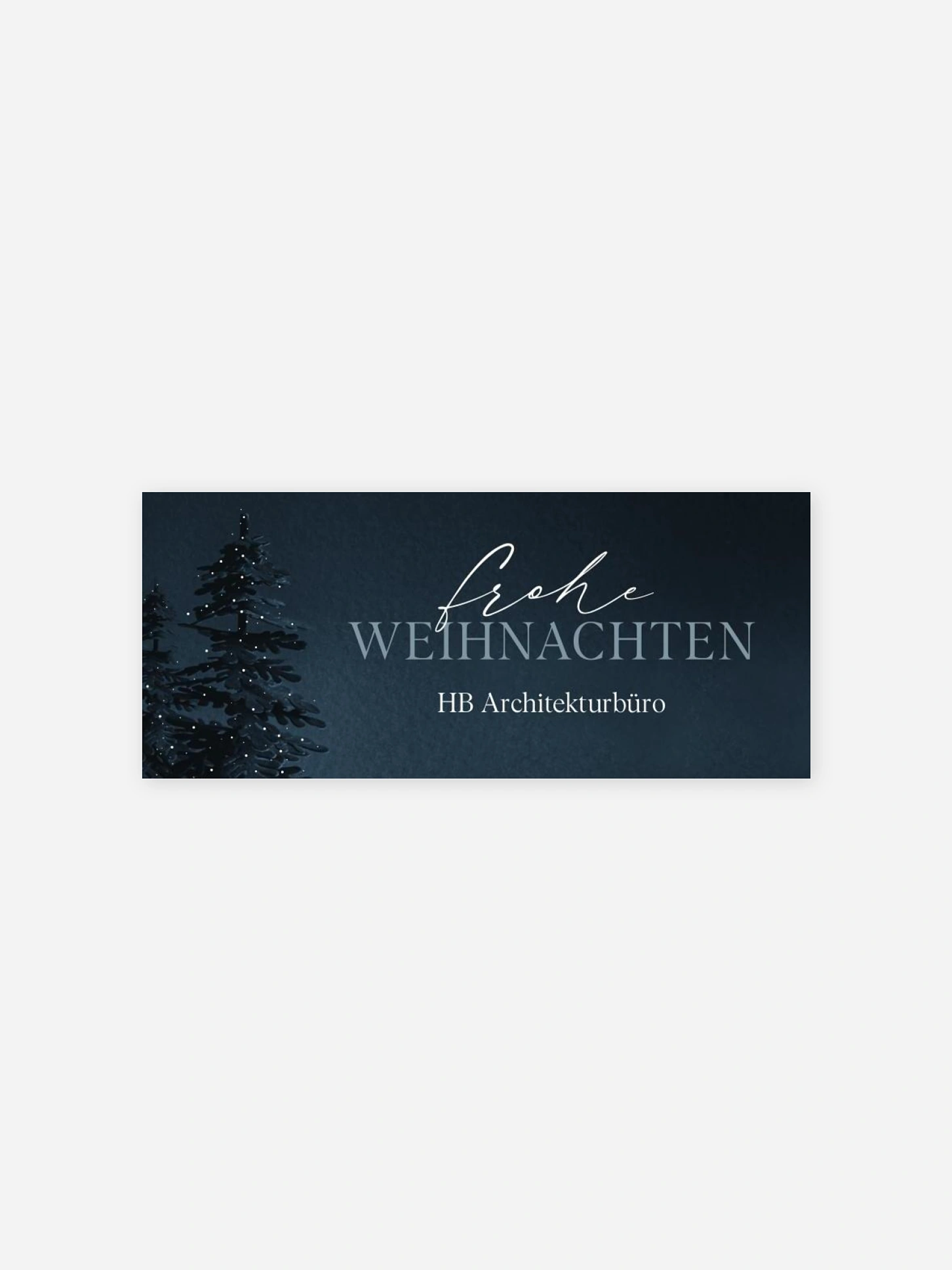 Geschenkaufkleber Geschäftlich Velvet Tree (Lack)