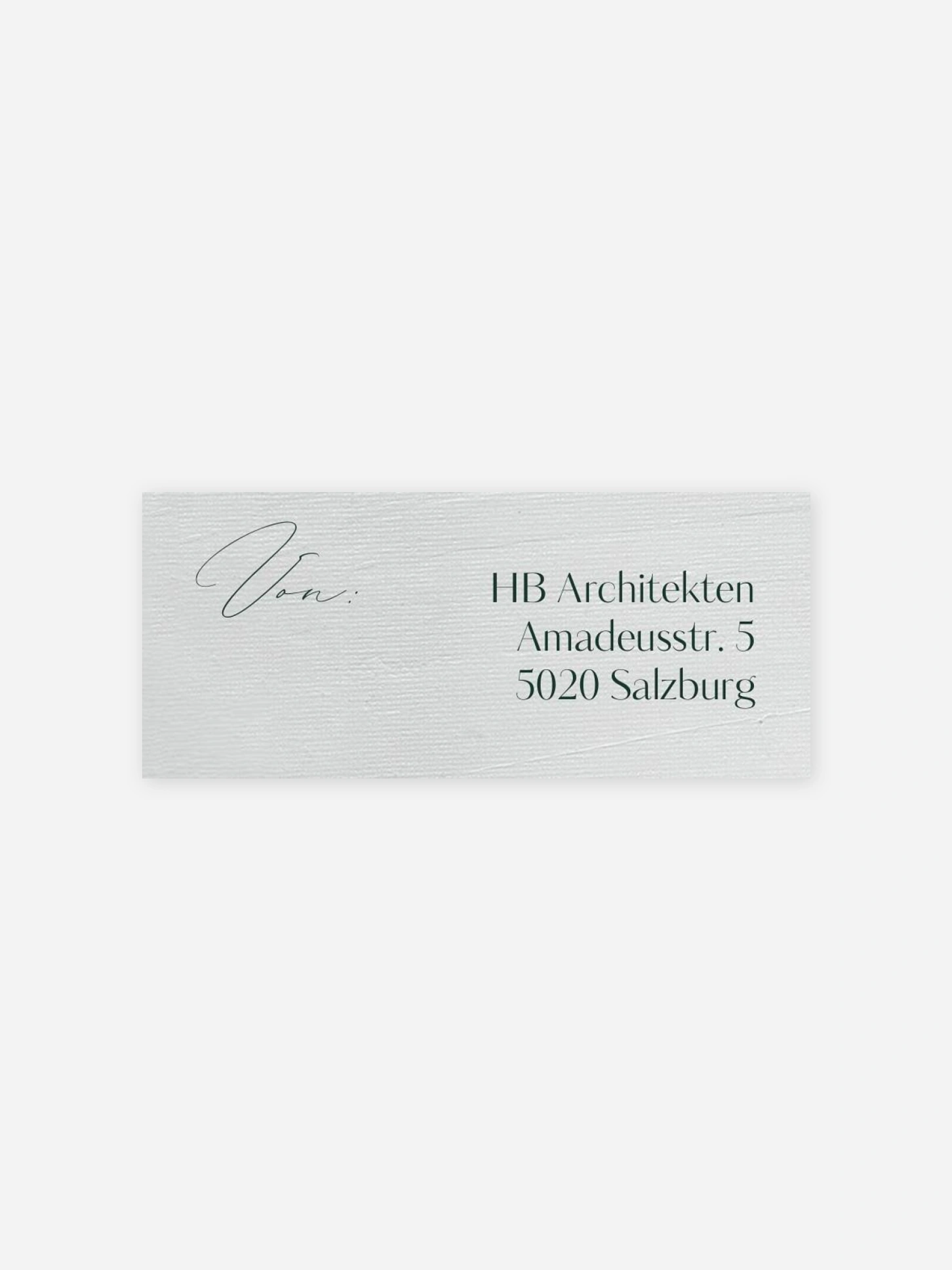 Absenderaufkleber geschäftl. Weihnachten Winter Paint