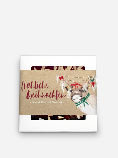 Schokobox geschäftlich Christ-Mess Reindeer